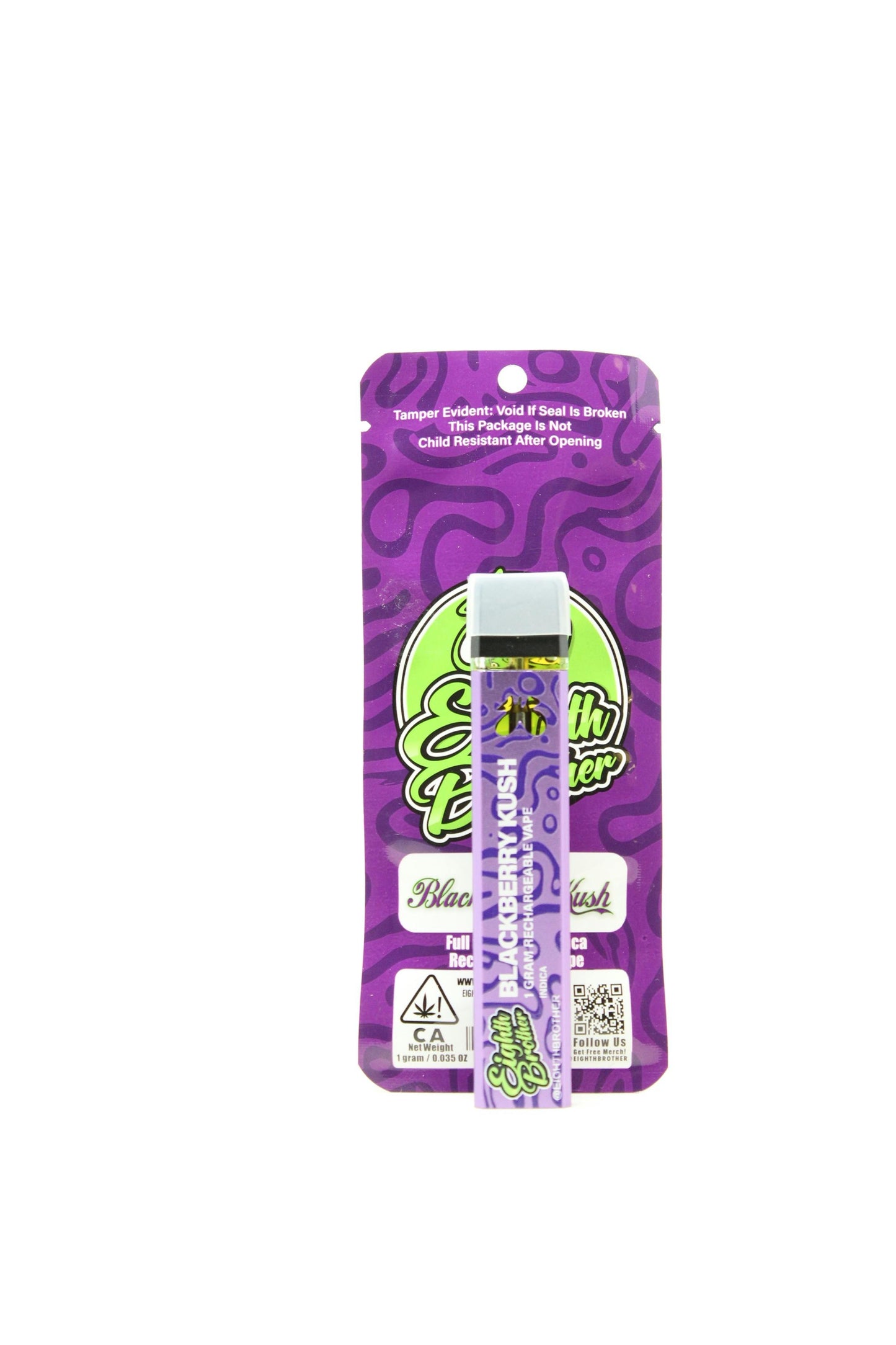 Blackberry Kush All-In-One Vape (1G) - Indica