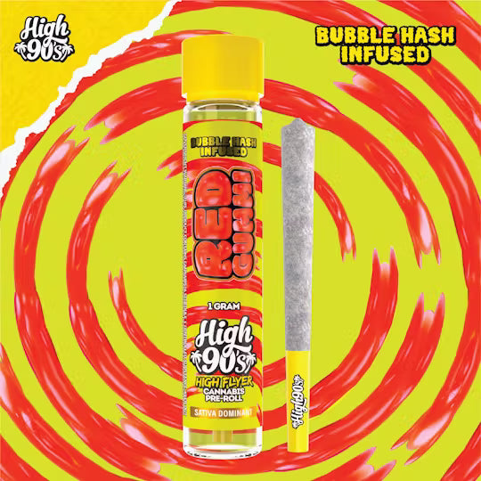 Red Gummi 1g High Flyer Bubble Hash Infused Pre-Roll