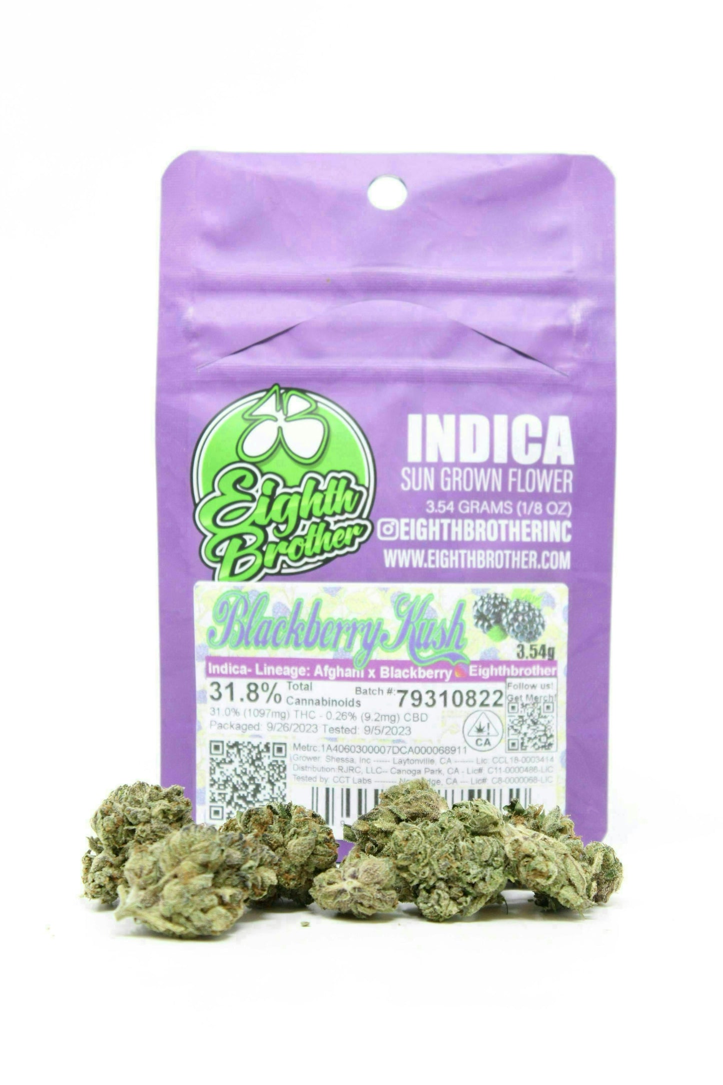 Blackberry Kush (3.54g) - Indica
