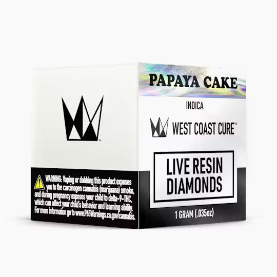 Papaya Cake 1g Live Resin Diamonds