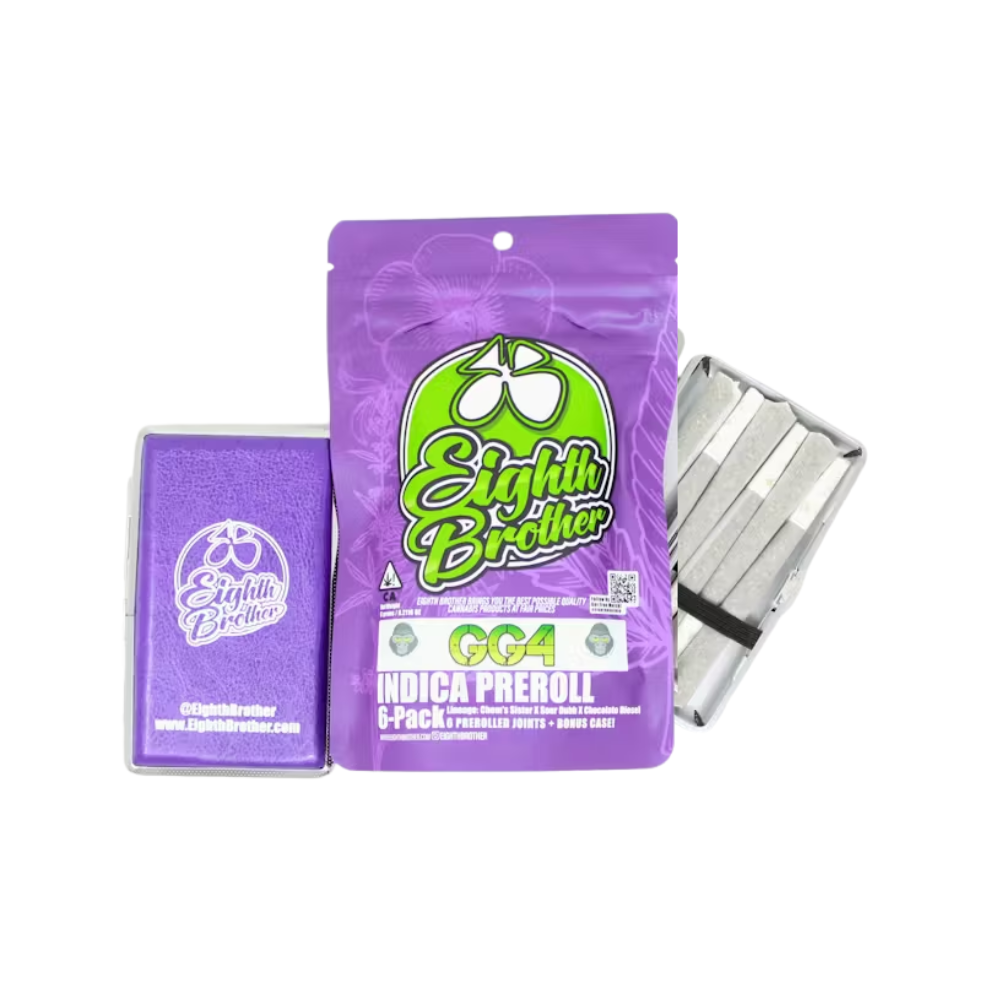 GG4 Preroll Case (6 - 1g Prerolls) Indica