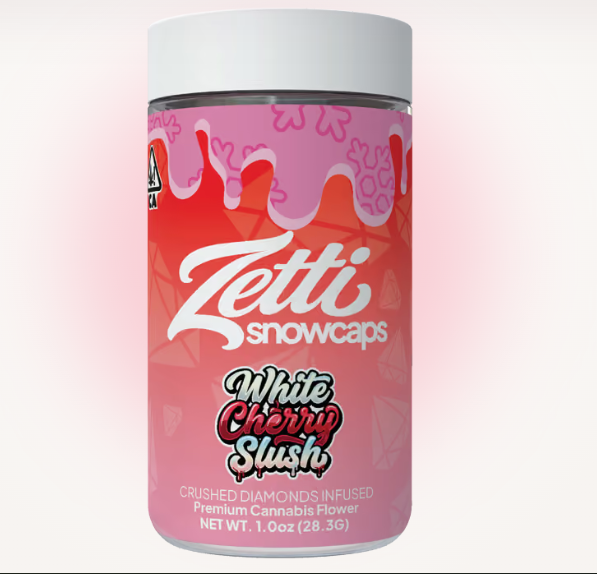 White Cherry Slush 28g Infused Flower - Zetti Snowcaps