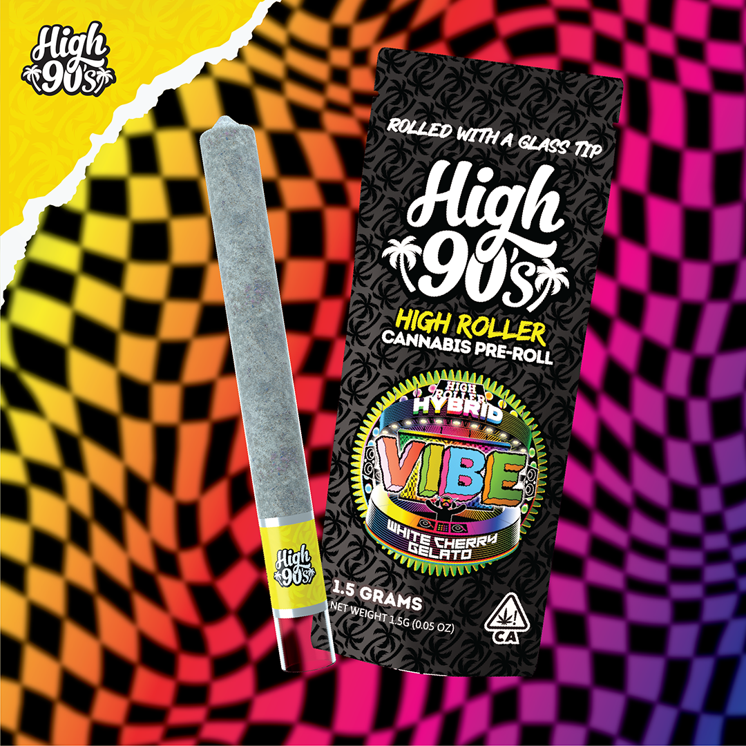 Vibe High Roller 1.5g Preroll w/ Glass Tip