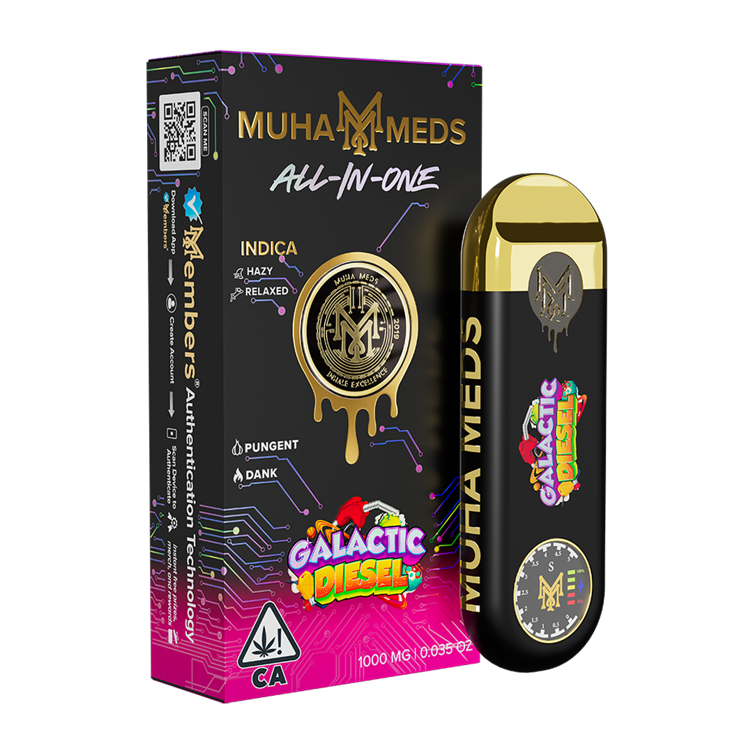Galactic Diesel 2g All-In-One Vape - Indica