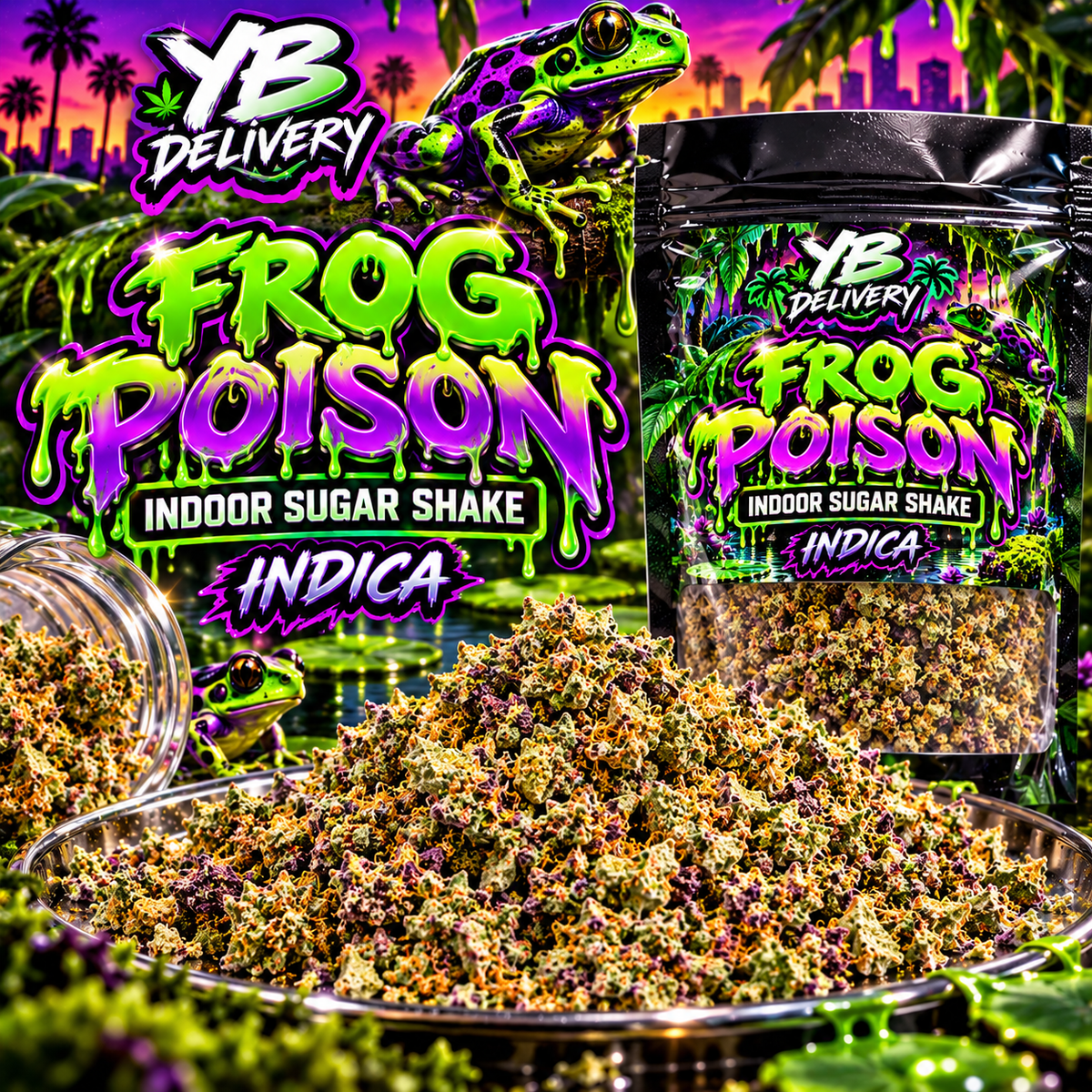 Frog Poison 3.5g Indoor Sugar Shake - Indica