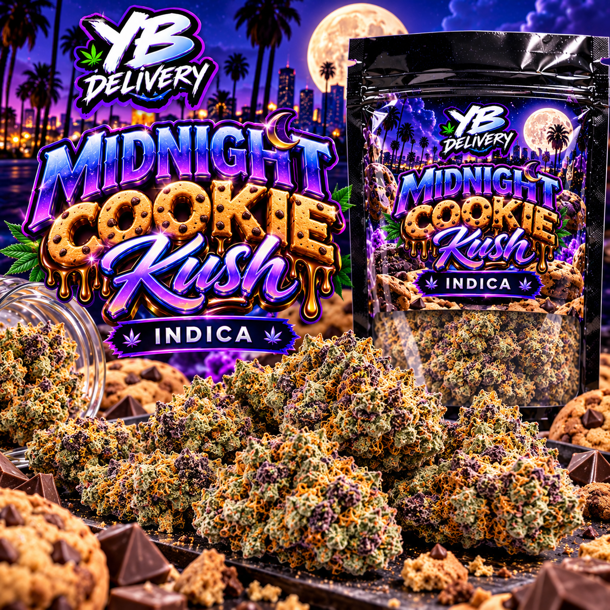Midnight Cookie Kush 14g Indoor Bigs - Indica