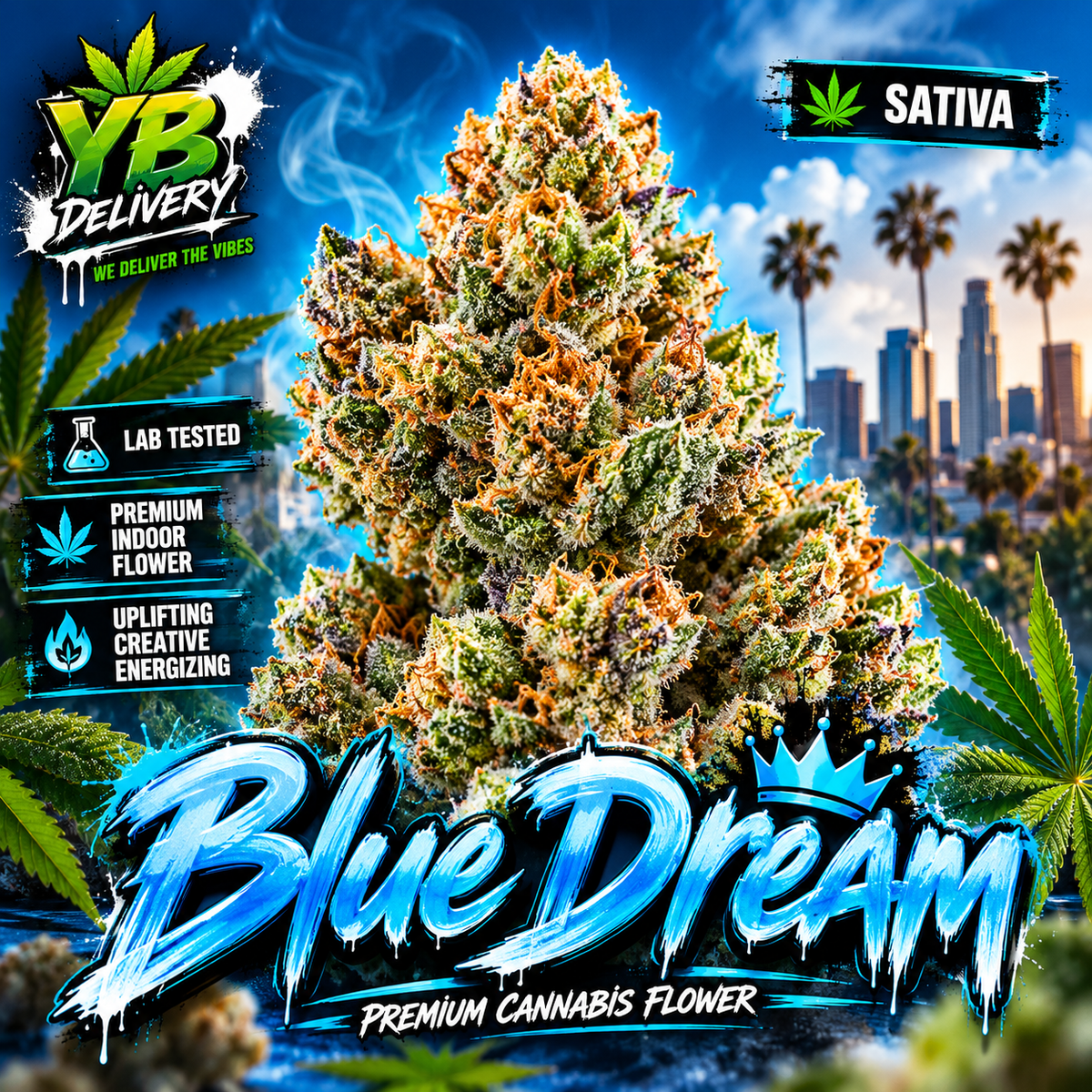 Blue Dream 28g Indoor Exotic Flower - Sativa