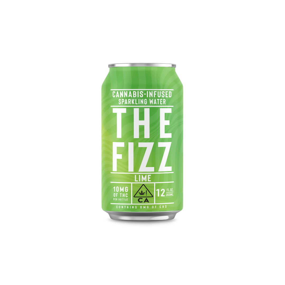 The Fizz 100mg Sparkling Water - Lime