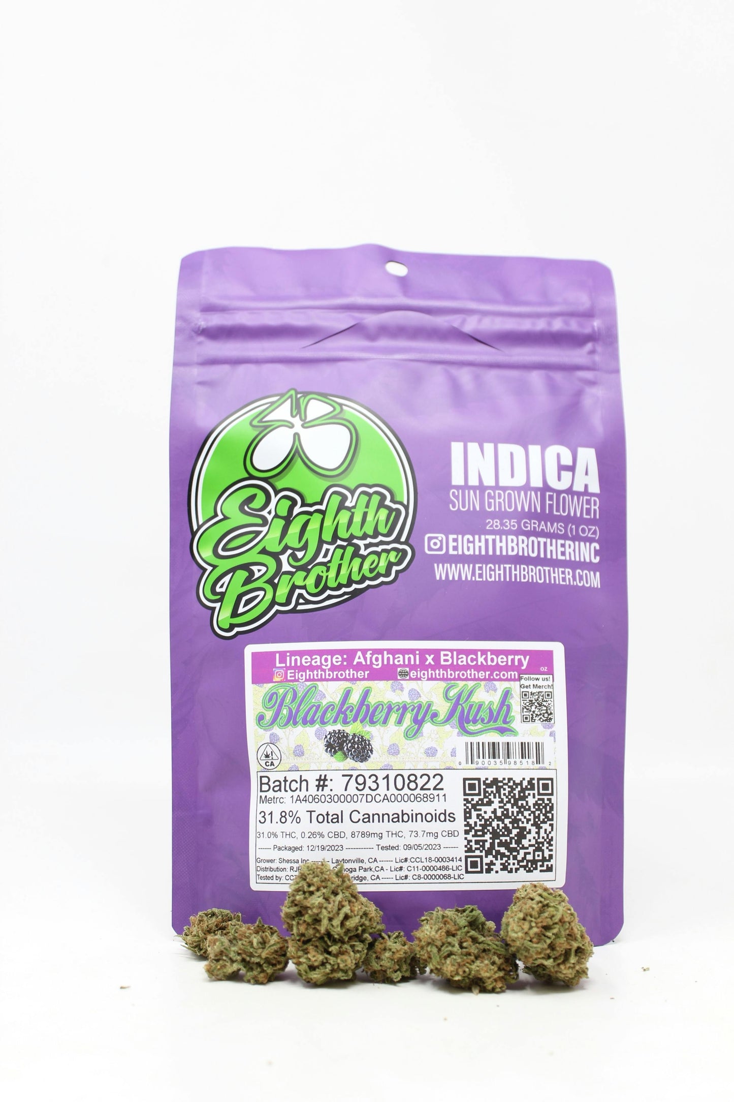 Blackberry Kush (14g - ½ oz) - 27.1%