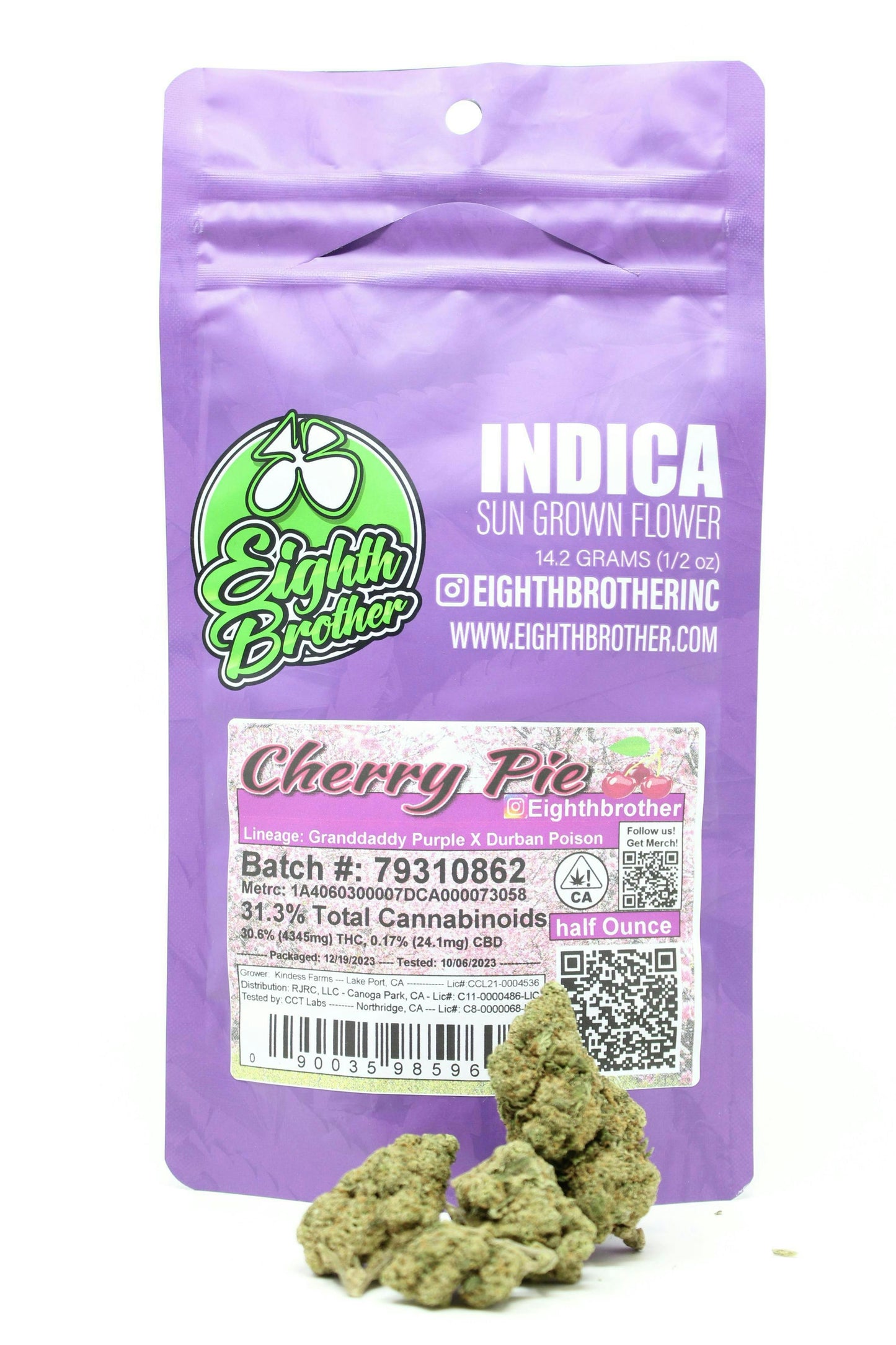 Cherry Pie (14g - ½ oz) - Indica - 25.1%