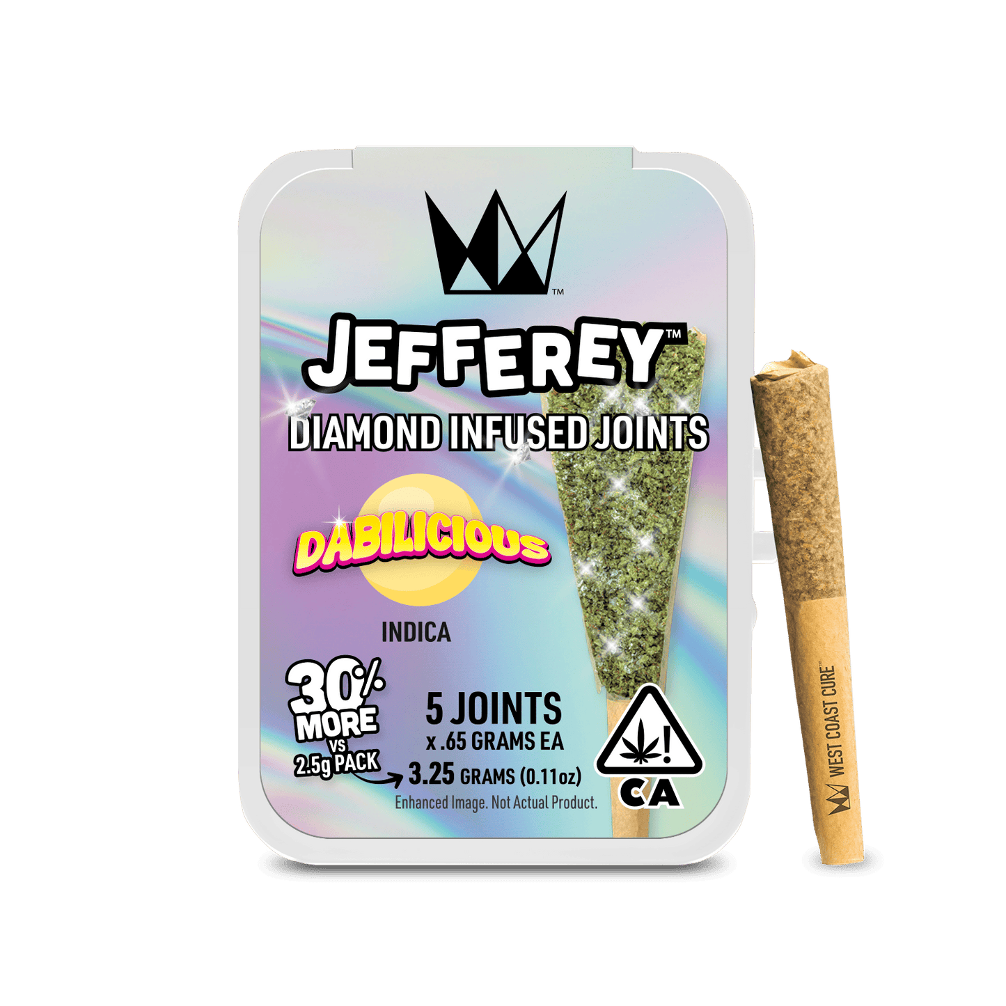 Dabilicious - Jefferey Infused Joint .65g 5 Pack - Indica