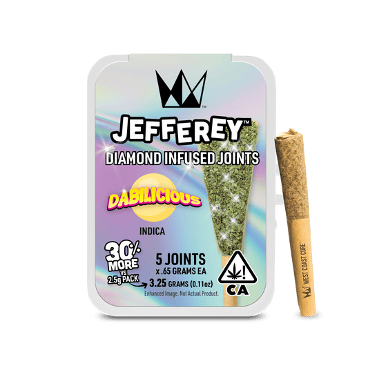 Dabilicious - Jefferey Infused Joint .65g 5 Pack - Indica