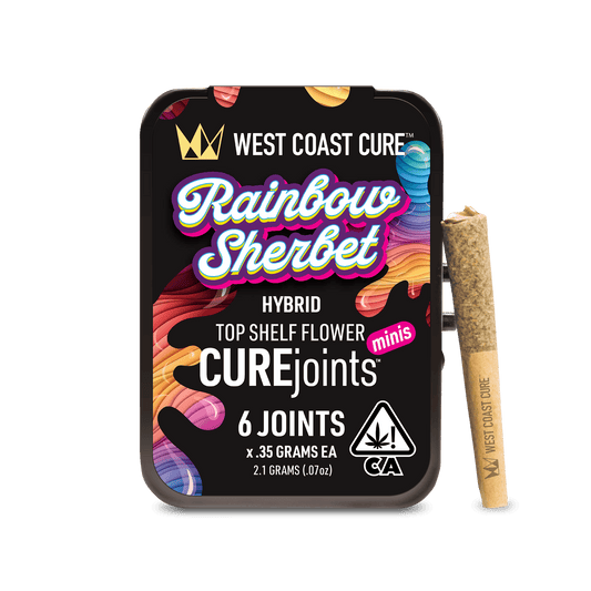 Rainbow Sherbet  Mini Joints 0.35g 6pk - Hybrid