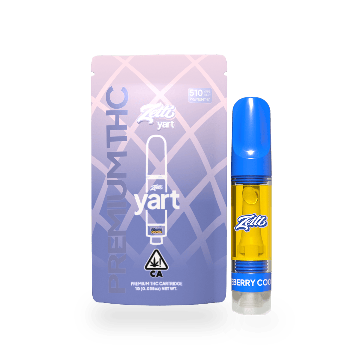 Blueberry Cookies Vape Cart (1G) - Yart - Indica