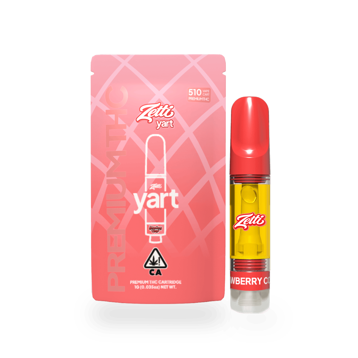 Strawberry Cough Vape Cart (1G) - Yart - Hybrid