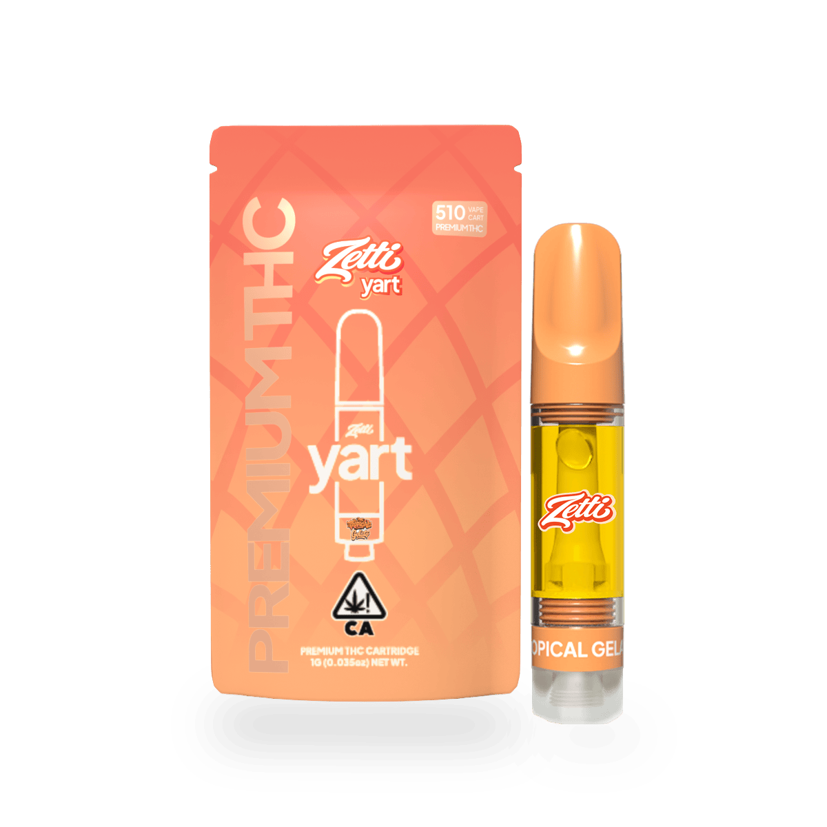 Tropical Gelato Vape Cart (1G) - Yart - Hybrid