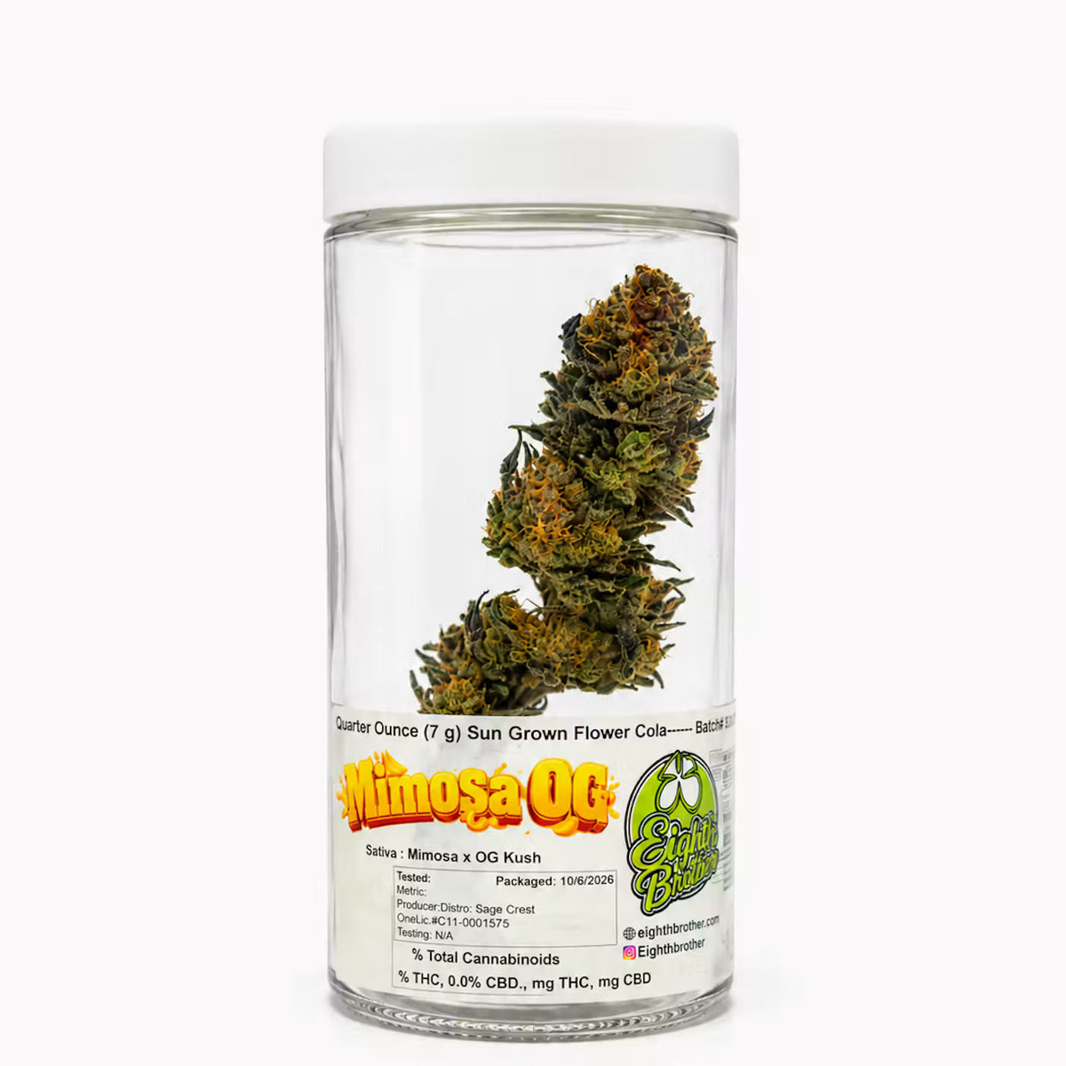 Mimosa OG Jar (7G) | Cola - Sativa