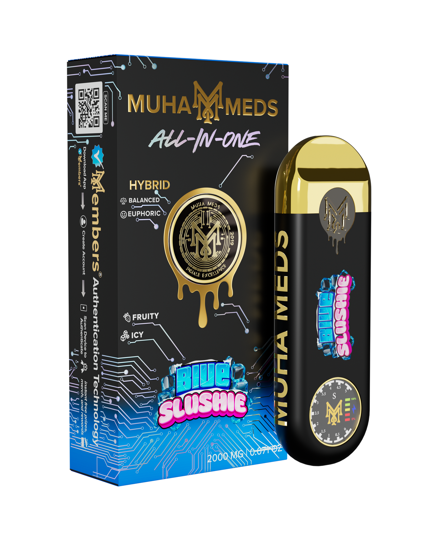 Blue Slushie 2g All-In-One Vape - Hybrid