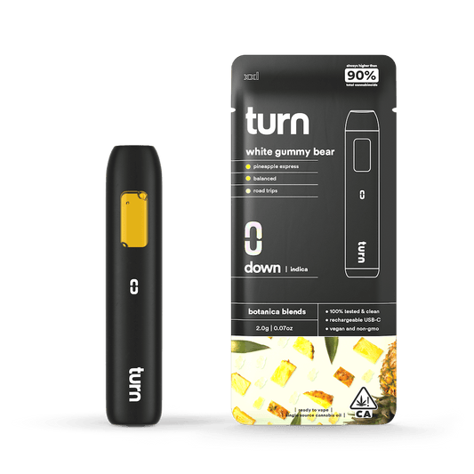 2.0g AIO | white gummy bear | botanica blends | down |