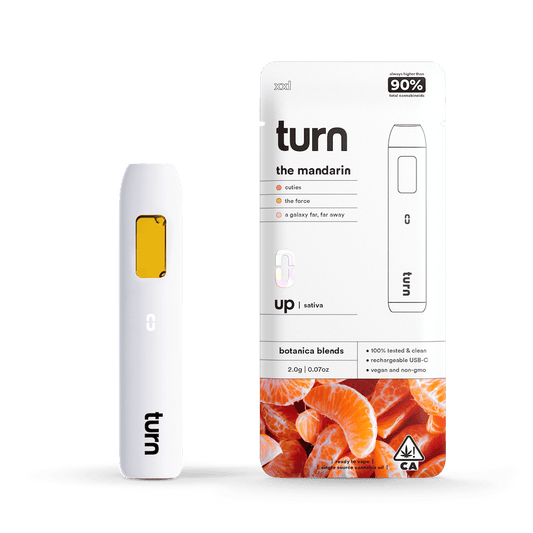 2.0g AIO | the mandarin | botanica blends | up |