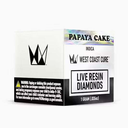 Papaya Cake 1g Live Resin Diamonds