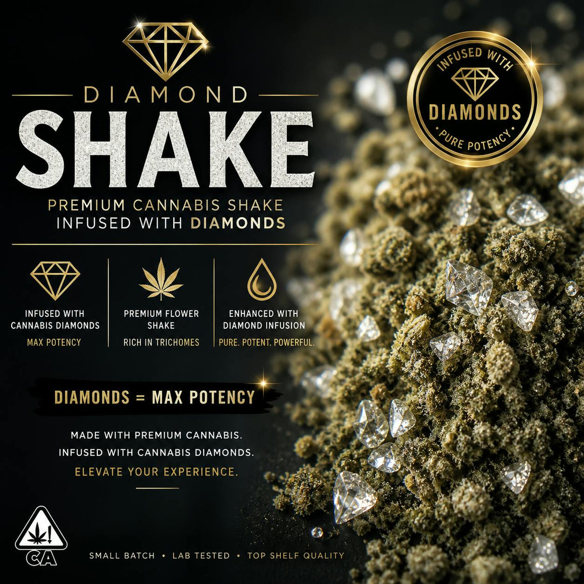 Durban Poison 28g Infused Shake - Sativa - 31%