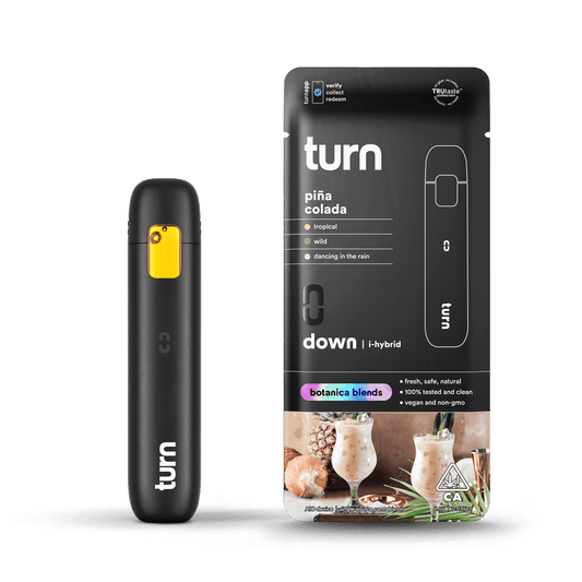2.0g AIO | piña colada | botanica blends | down |