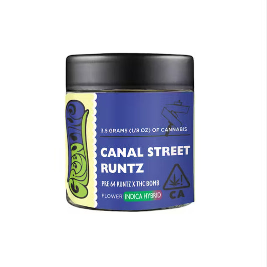 Canal Street Runtz 3.5g Indoor Flower - Indica - 34% THC