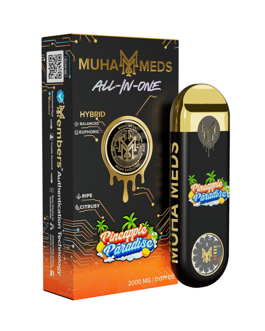 Pineapple Paradise 2g All-In-One Vape - Hybrid