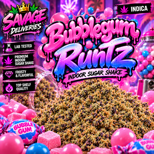 Bubblegum Runtz 28g Indoor Sugar Shake - Indica