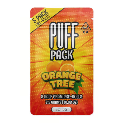 Orange Tree - sativa - 5 pack pre-rolls - 2.5 gram