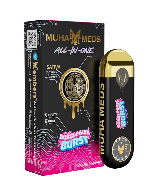 Bubblegum Burst 2g All-In-One Vape - Sativa