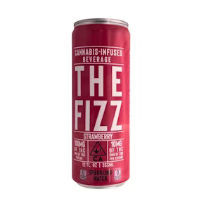 The Fizz 100mg Sparkling Water - Strawberry