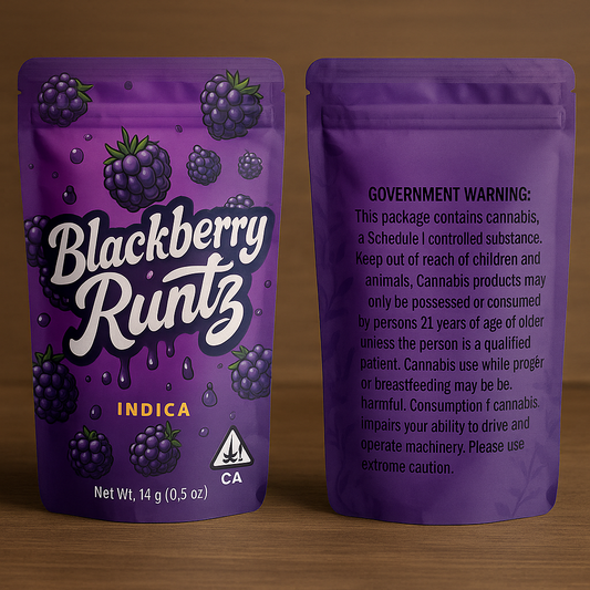 Blackberry Runtz 14g Indoor Flower - Indica - 25% THC