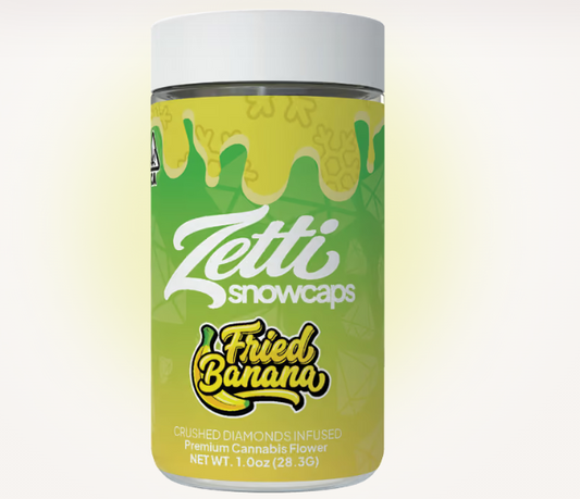Fried Banana 28g Infused Flower - Zetti Snowcaps