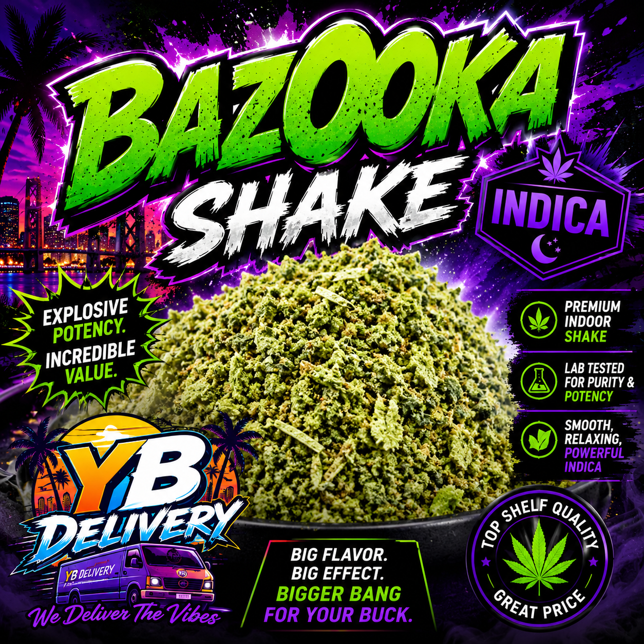 BazoOoka 28g Indoor Shake - Indica