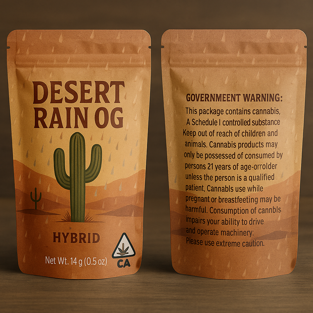 Desert Rain OG 14g Indoor Smalls - Hybrid -  22%