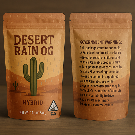 Desert Rain OG 14g Indoor Smalls - Hybrid -  22%