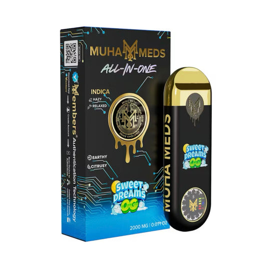 Sweet Dreams OG 2g All-In-One Vape - Indica