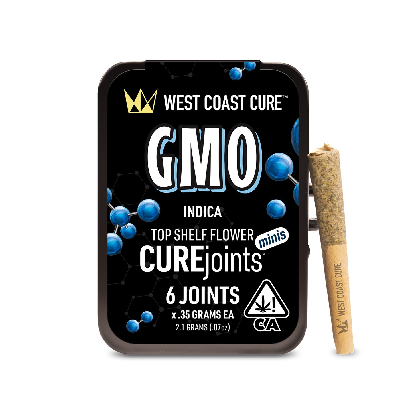 GMO - Top Shelf CUREjoint Minis 6 x .35g - Indica