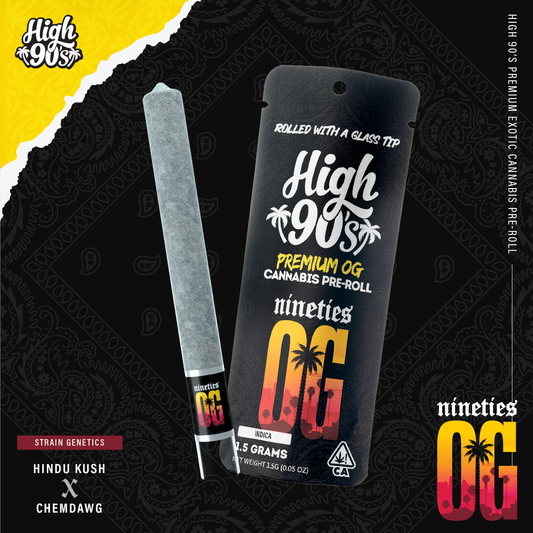 Nineties OG High Roller 1.5g Preroll w/ Glass Tip