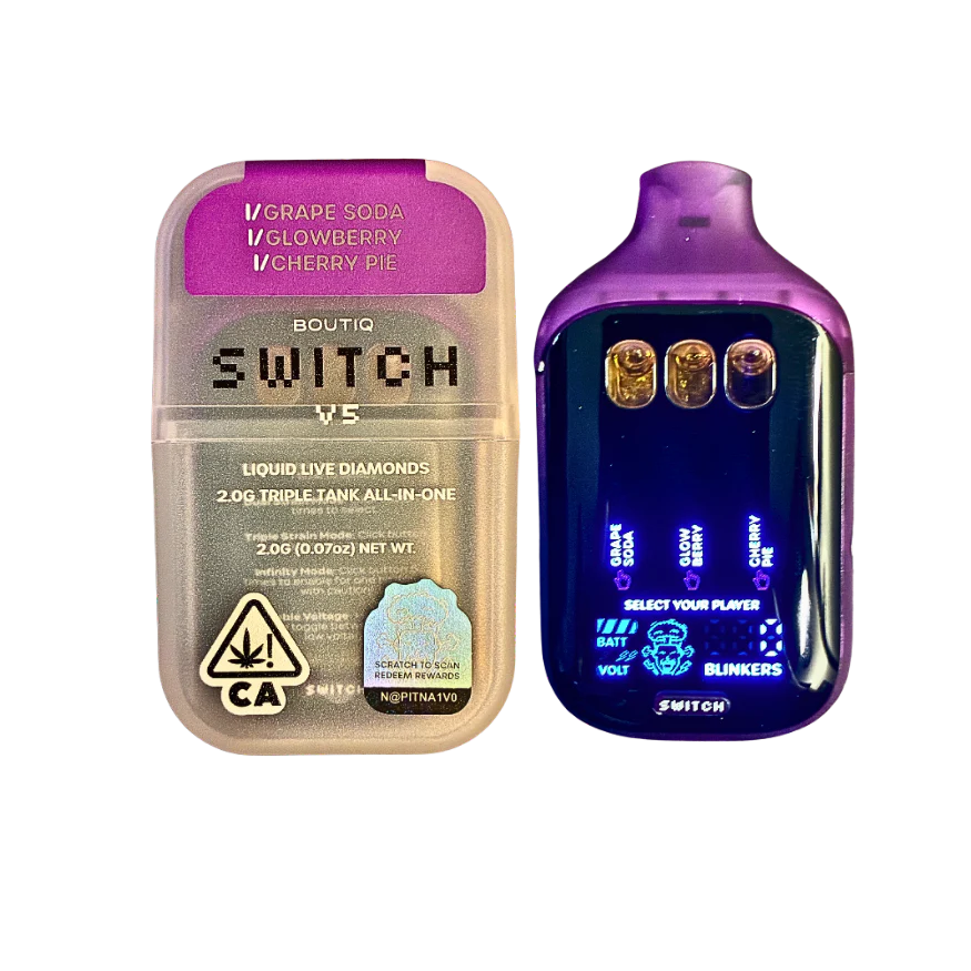 Grape Soda X Glowberry X Cherry Pie 2g V5 Disposable