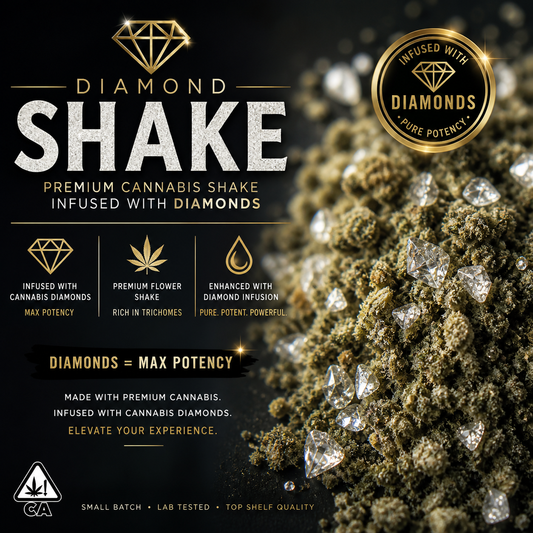 Iced Lemon Cherry 28g Diamond Infused Indoor Shake - Indica