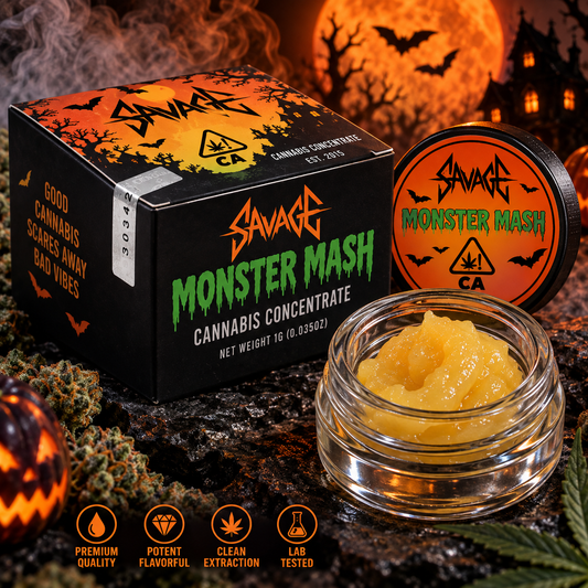 Monster Mash 1g Live Resin Badder - Indica
