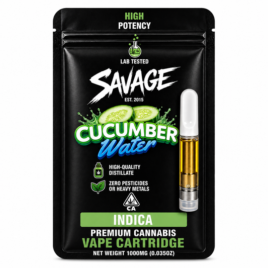 Cucumber Water 1g Vape Cartridge - Indica