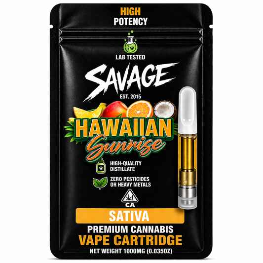 Hawaiian Sunrise 1g Vape Cartridge - Sativa
