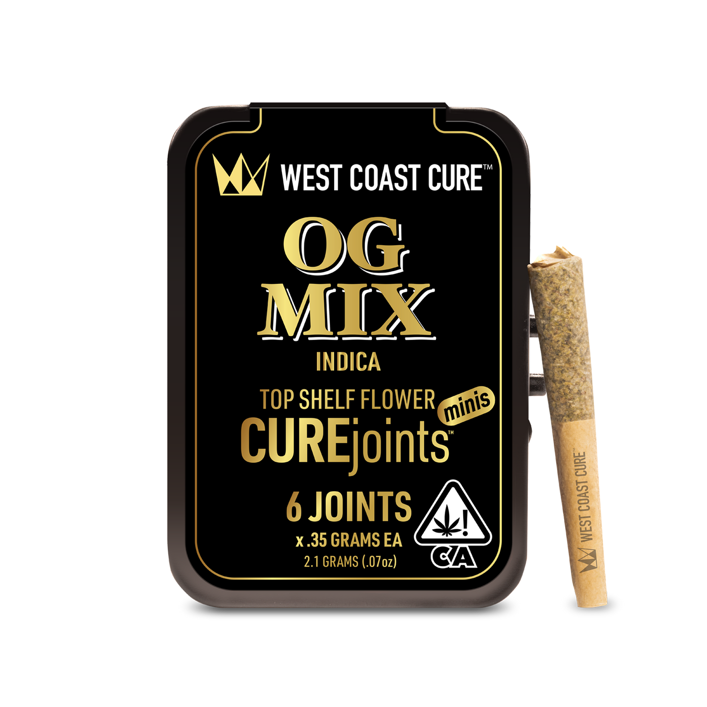 OG Mix - Top Shelf CUREjoint Minis 6 x .35g - Indica