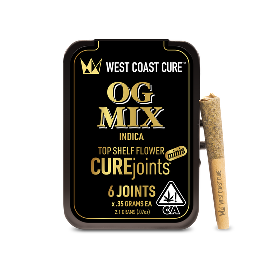 OG Mix - Top Shelf CUREjoint Minis 6 x .35g - Indica