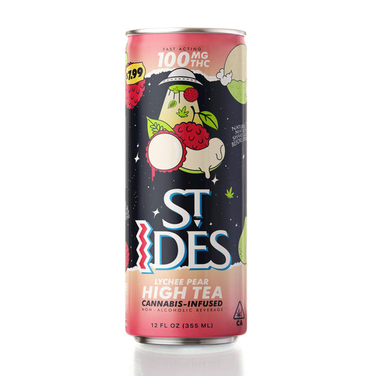 PEAR LYCHEE TEA | 12OZ HIGH TEA 100MG