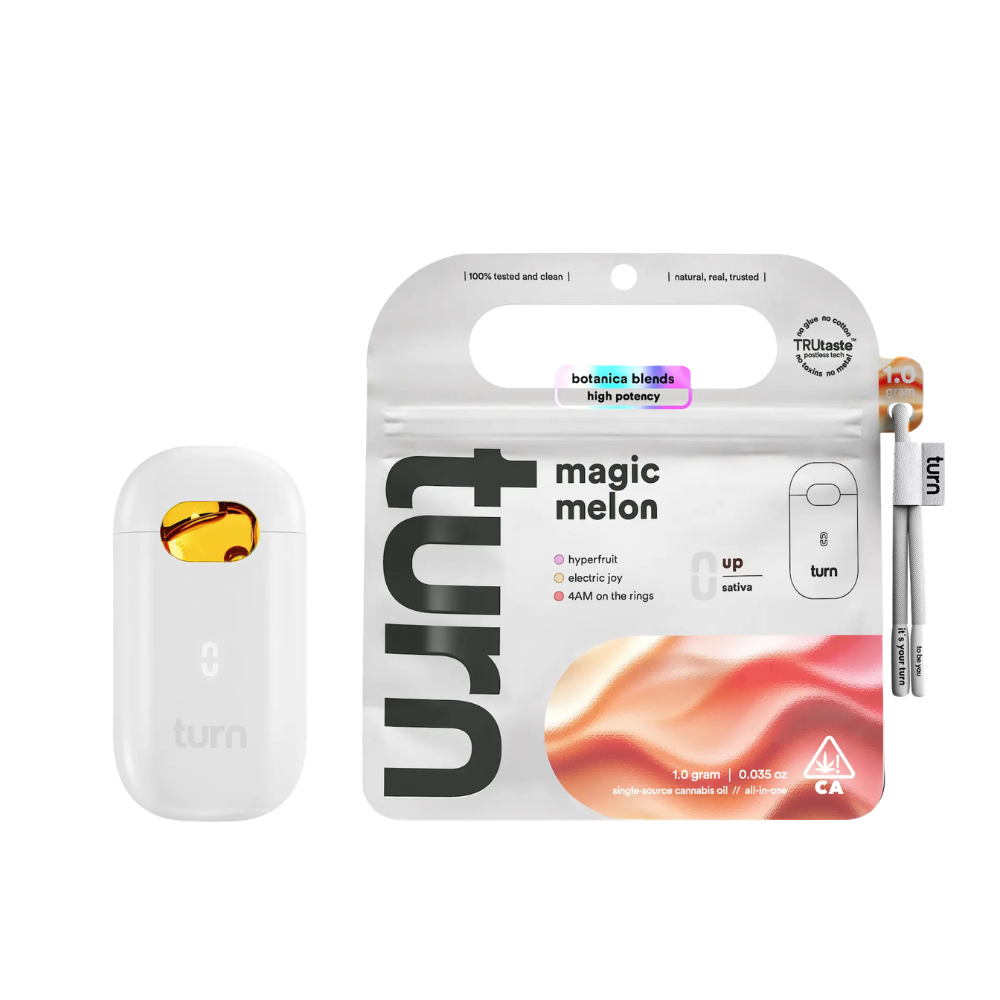2.0g AIO | magic melon | botanica blends | up |
